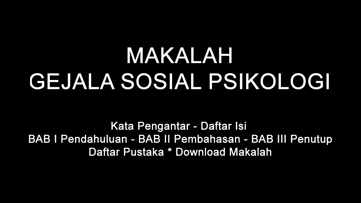 Detail Contoh Gejala Sosial Ekonomi Nomer 49