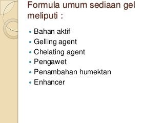 Detail Contoh Gelling Agent Nomer 16