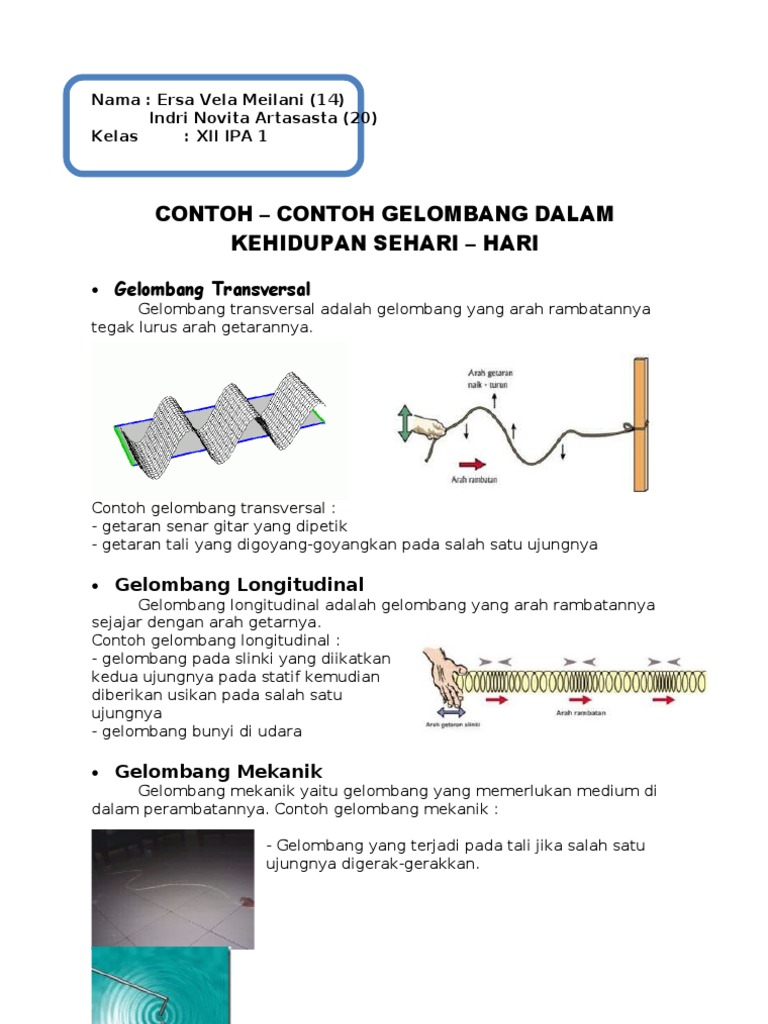 Detail Contoh Gelombang Transversal Nomer 32