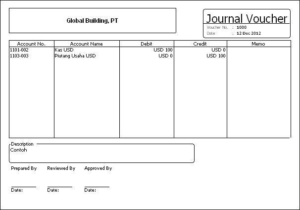 Detail Contoh General Journal Nomer 45