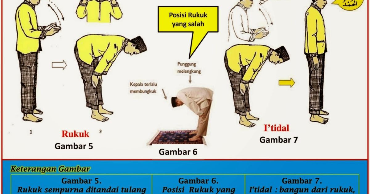 Detail Contoh Gerakan Sholat Nomer 10