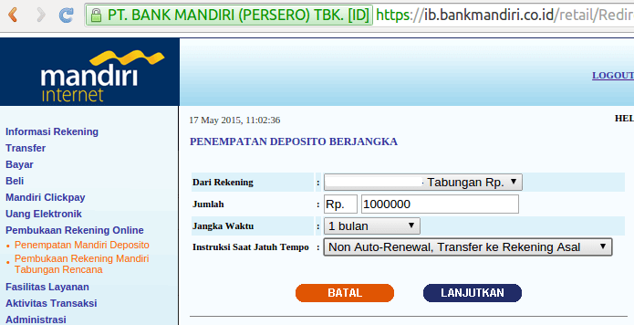 Download Contoh Giro Bank Mandiri Nomer 23
