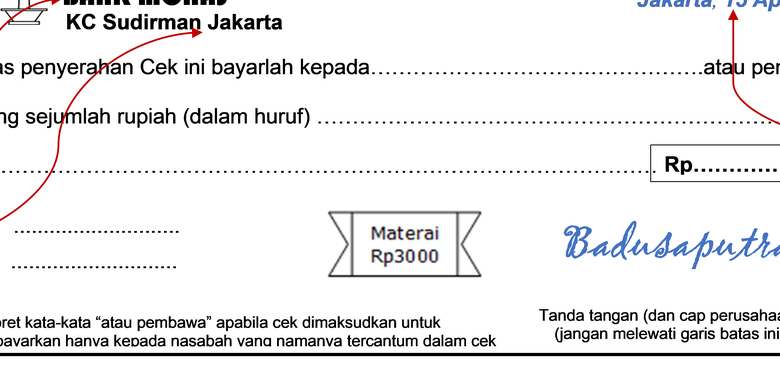 Detail Contoh Giro Bank Mandiri Nomer 27