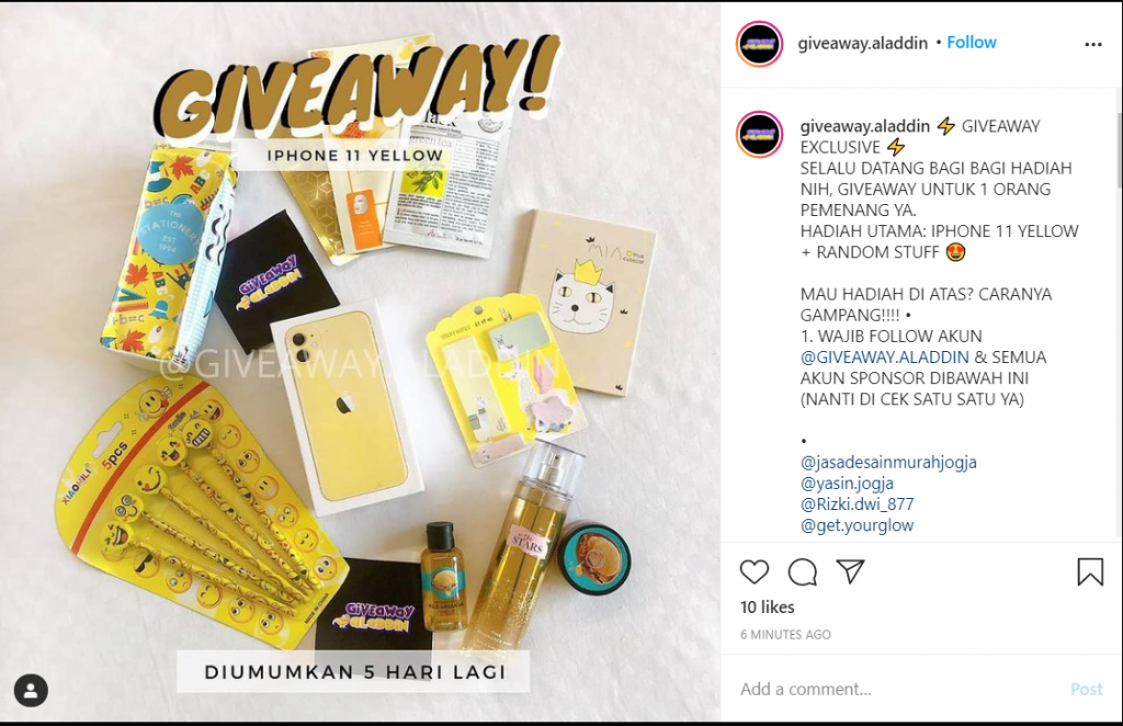 Detail Contoh Giveaway Yang Menarik Di Facebook Nomer 15