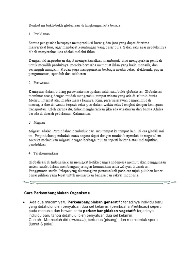 Detail Contoh Globalisasi Di Lingkungan Sekitar Nomer 17