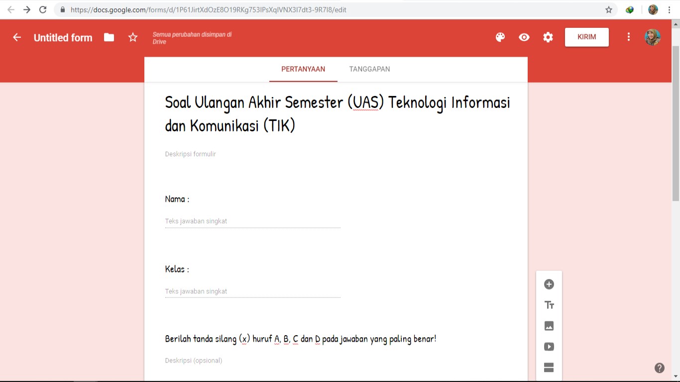 Detail Contoh Google Form Nomer 8