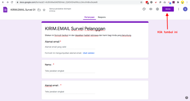 Detail Contoh Google Form Kuesioner Nomer 13