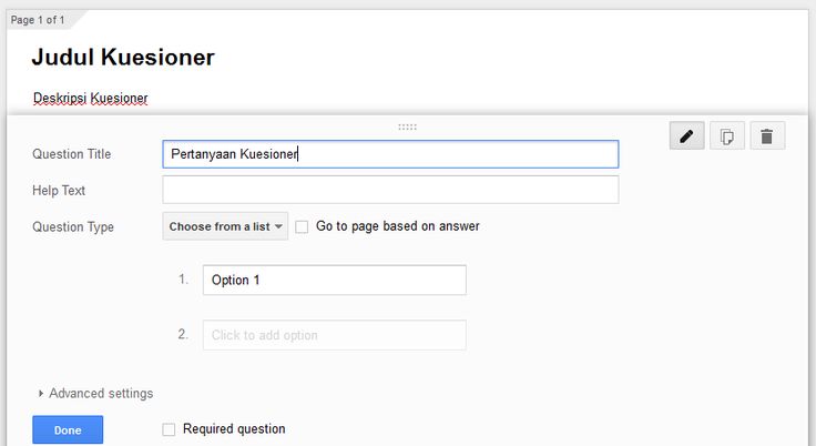 Detail Contoh Google Form Kuesioner Nomer 19