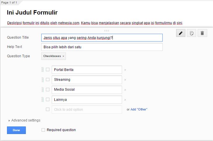 Detail Contoh Google Form Kuesioner Nomer 22