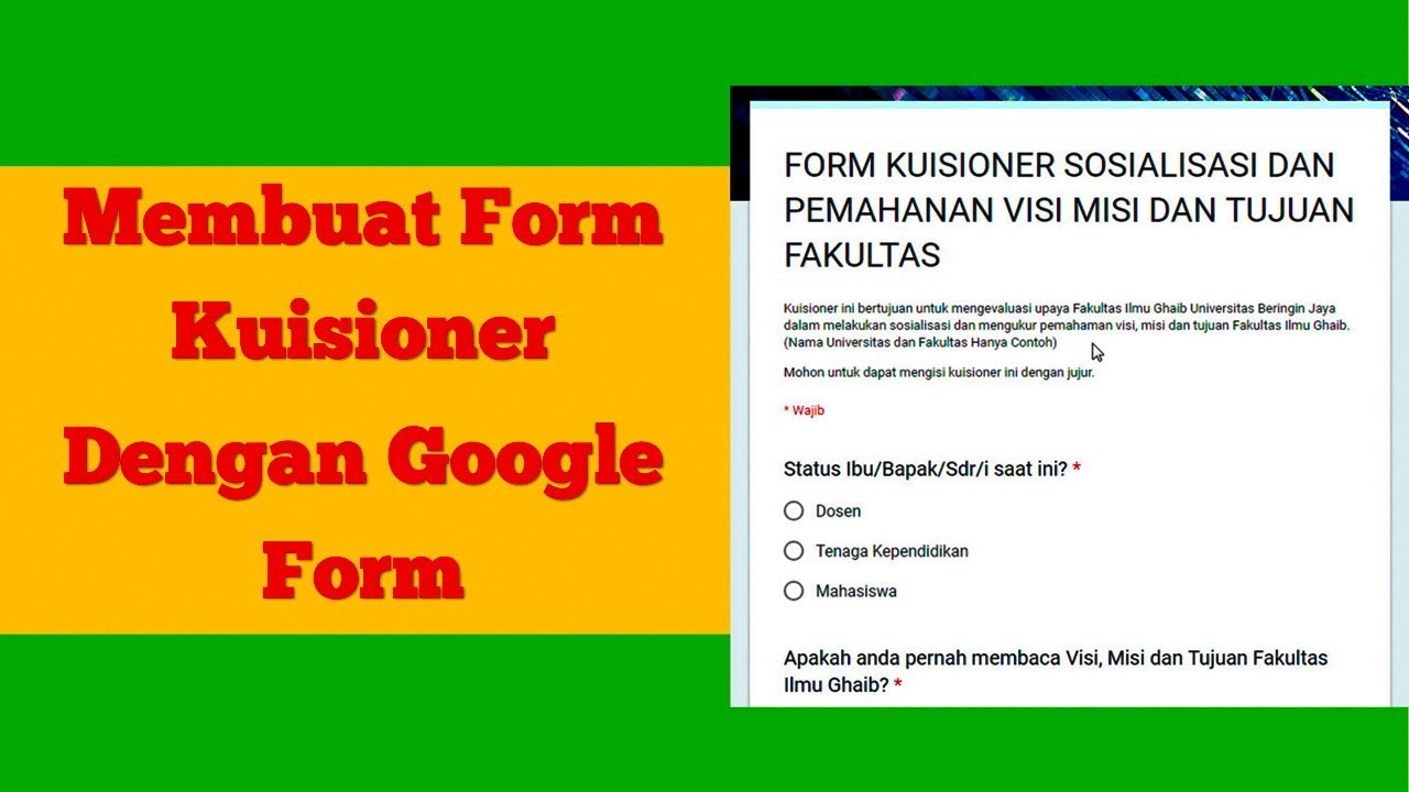 Detail Contoh Google Form Kuesioner Nomer 51