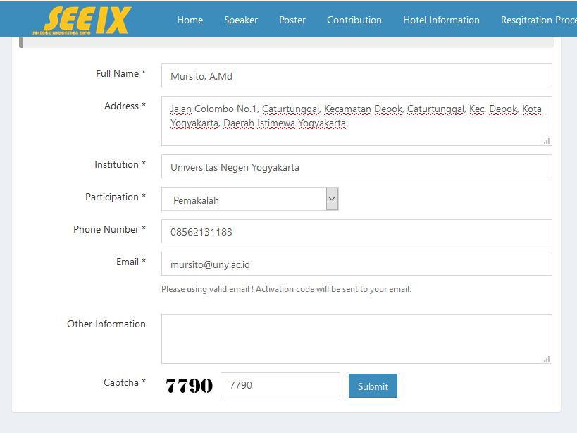 Contoh Google Form Pendaftaran Seminar  56+ Koleksi Gambar