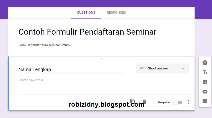 Halaman Unduh untuk file Contoh Google Form Pendaftaran Seminar yang ke 9