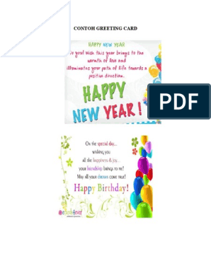 Detail Contoh Greeting Card Happy New Year Nomer 51