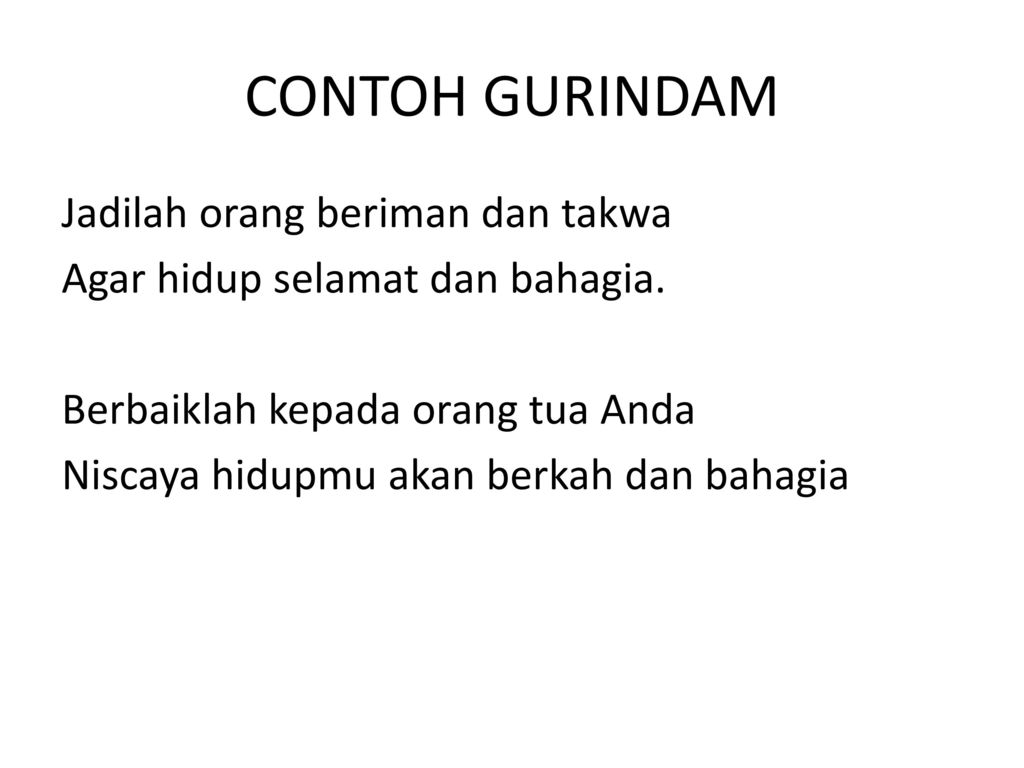 Detail Contoh Gurindam Pendidikan Nomer 41