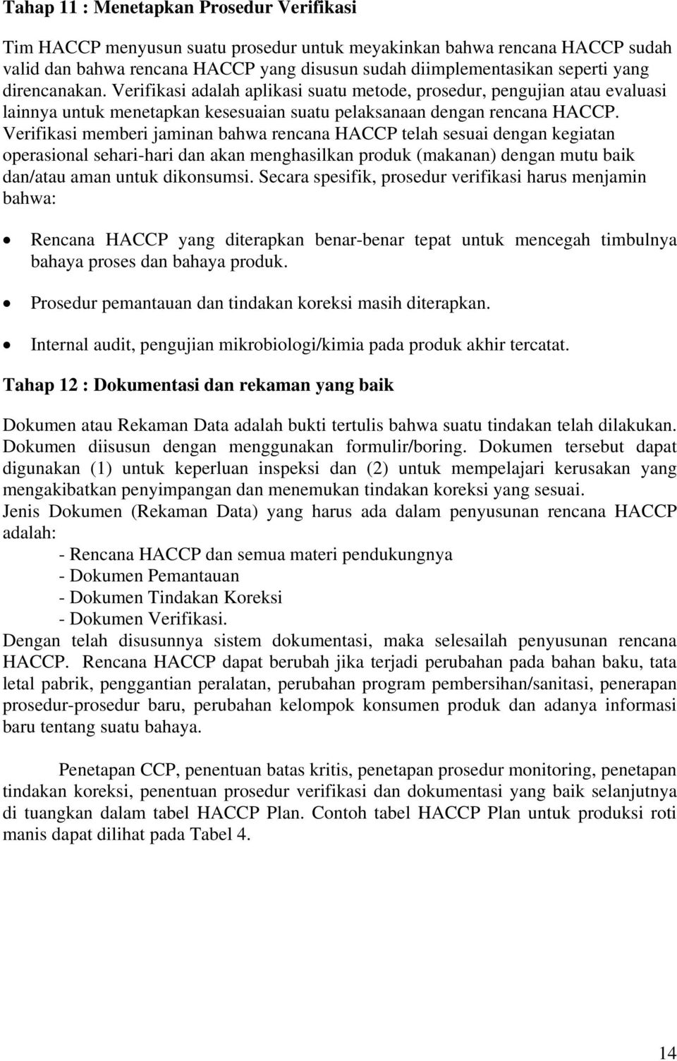 Detail Contoh Haccp Makanan Nomer 45