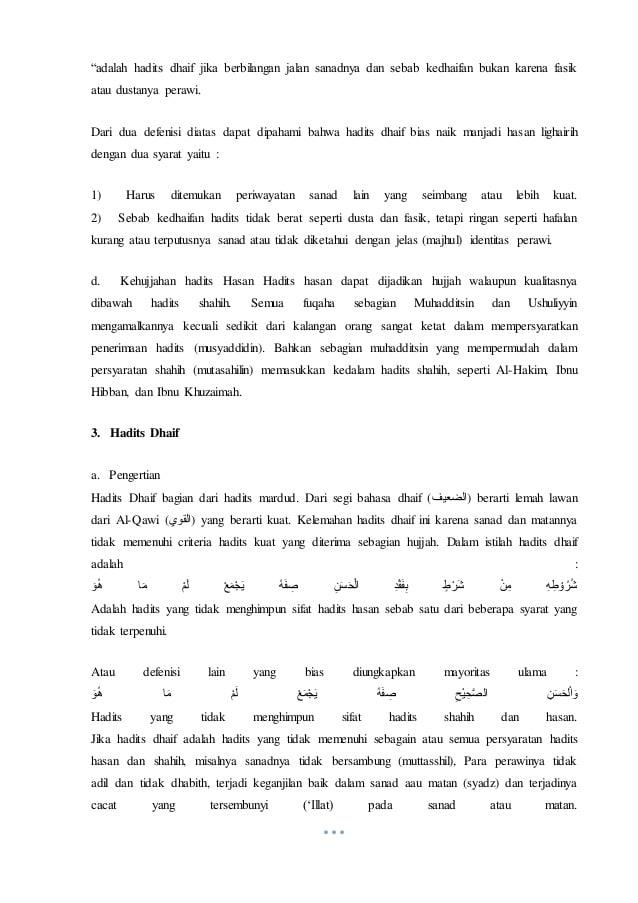 Detail Contoh Hadits Hasan Pendek Nomer 20