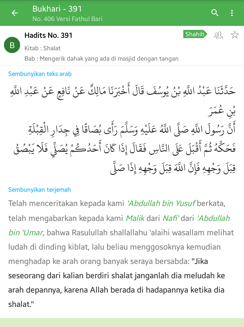 Detail Contoh Hadits Hasan Pendek Nomer 3
