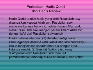 Detail Contoh Hadits Nabawi Nomer 53