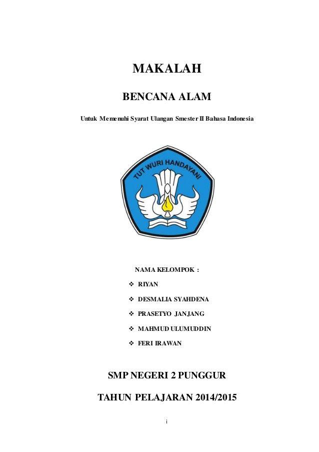 Detail Contoh Halaman Judul Karya Ilmiah Nomer 17