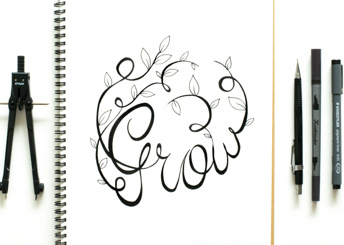 Detail Contoh Hand Lettering Abjad Nomer 24