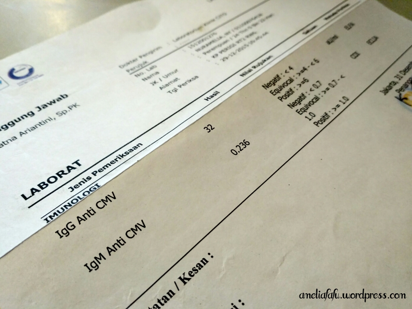 Detail Contoh Hasil Cek Darah Positif Dbd Nomer 17