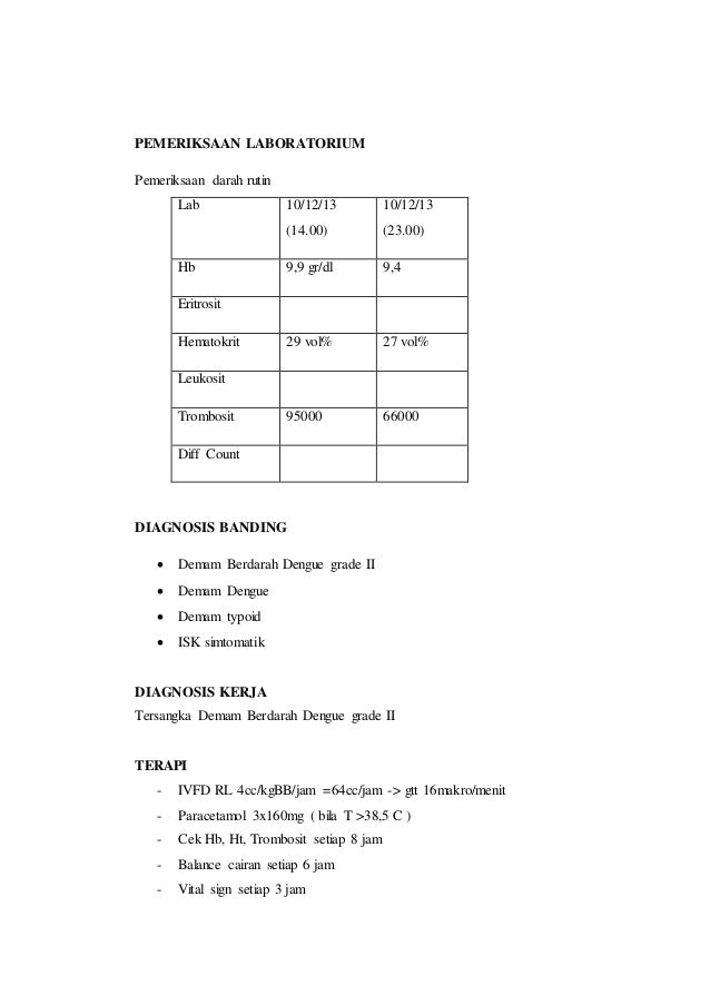 Detail Contoh Hasil Cek Darah Positif Dbd Nomer 42