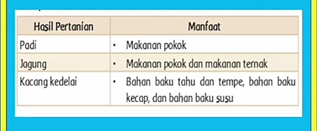 Contoh Hasil Pertanian Dan Manfaatnya - KibrisPDR