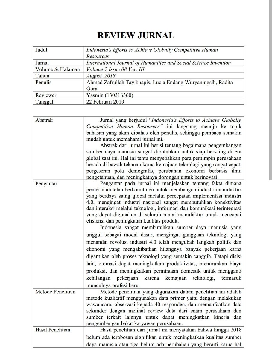 Detail Contoh Hasil Review Jurnal Nomer 15