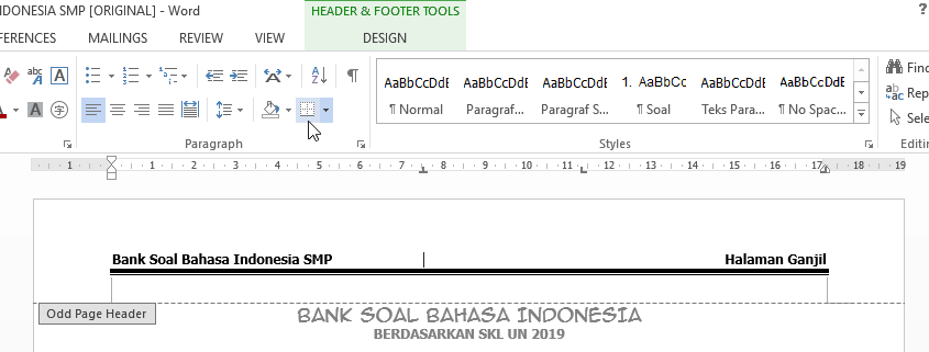 Detail Contoh Header Dan Footer Nomer 44