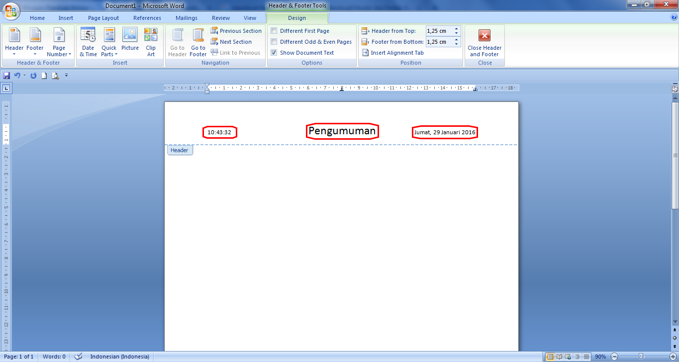 Detail Contoh Header Dan Footer Nomer 10
