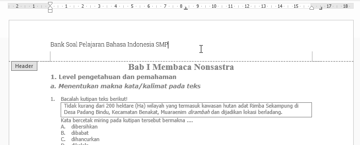 Detail Contoh Header Footer Nomer 36