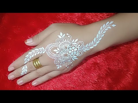 Detail Contoh Henna Putih Simple Nomer 20