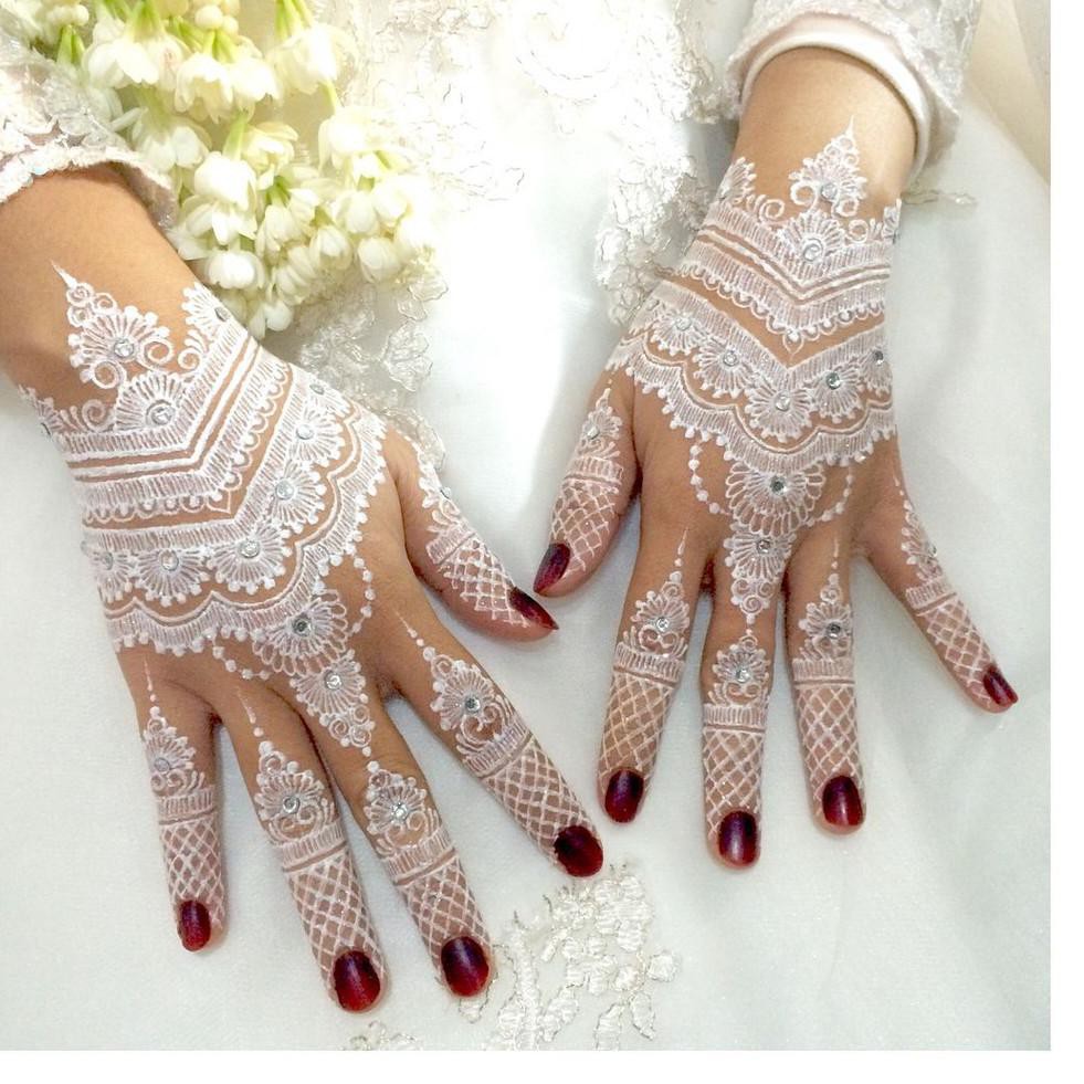 Detail Contoh Henna Tangan Pengantin Nomer 13