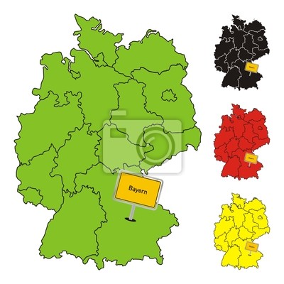 Detail Deutschland Karte Bayern Nomer 2