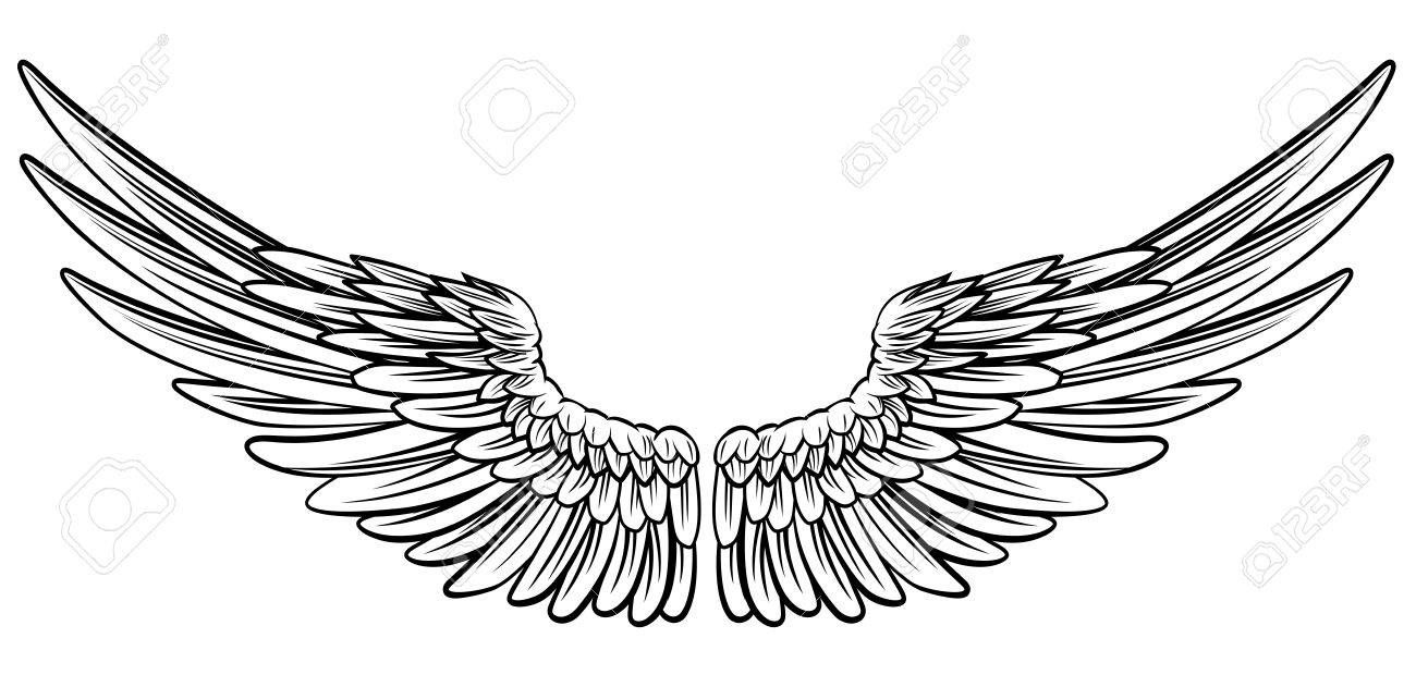 Detail Eagle Wings Tattoo Designs Nomer 9