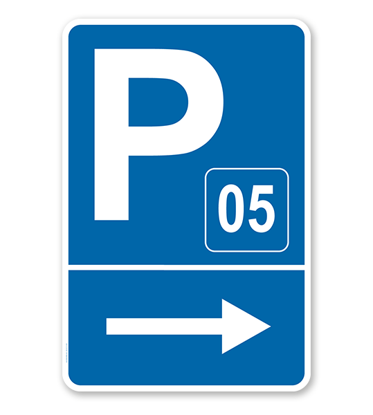 Parkschild Mit Pfeil - KibrisPDR