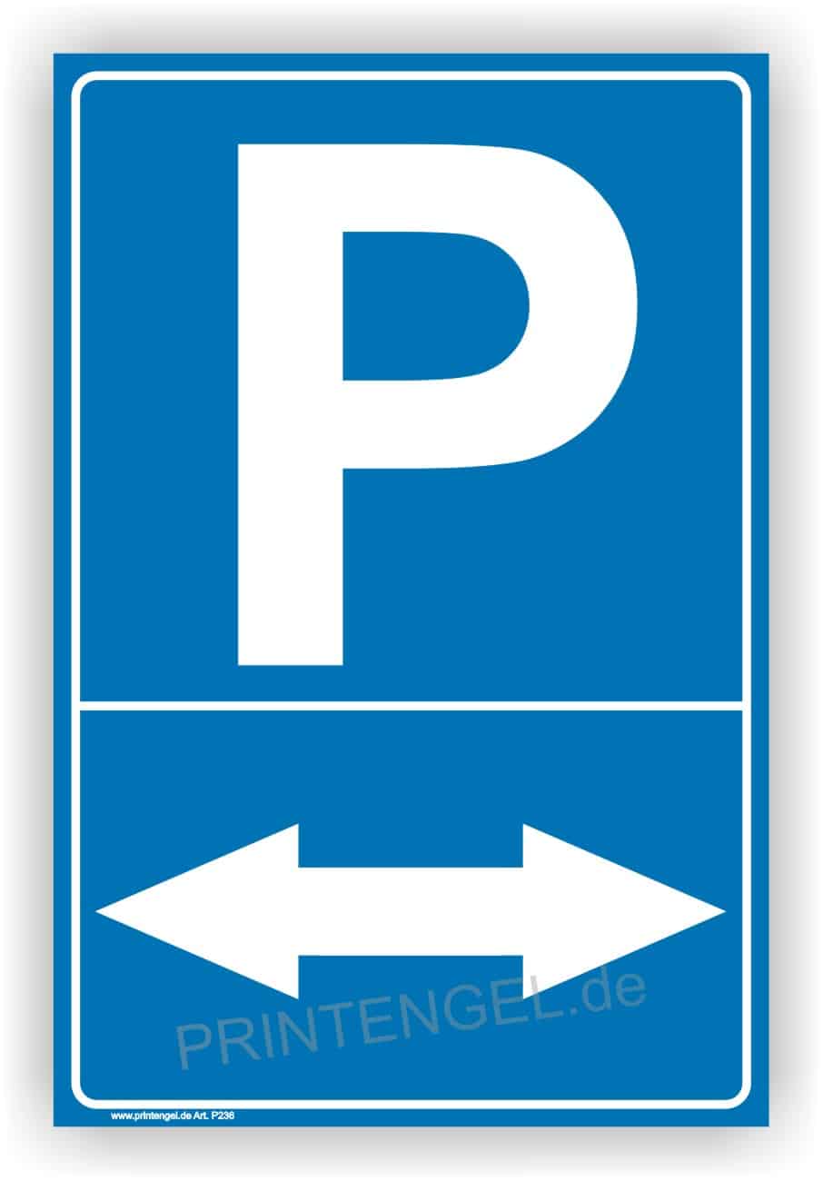 Detail Parkschild Mit Pfeil Nomer 15