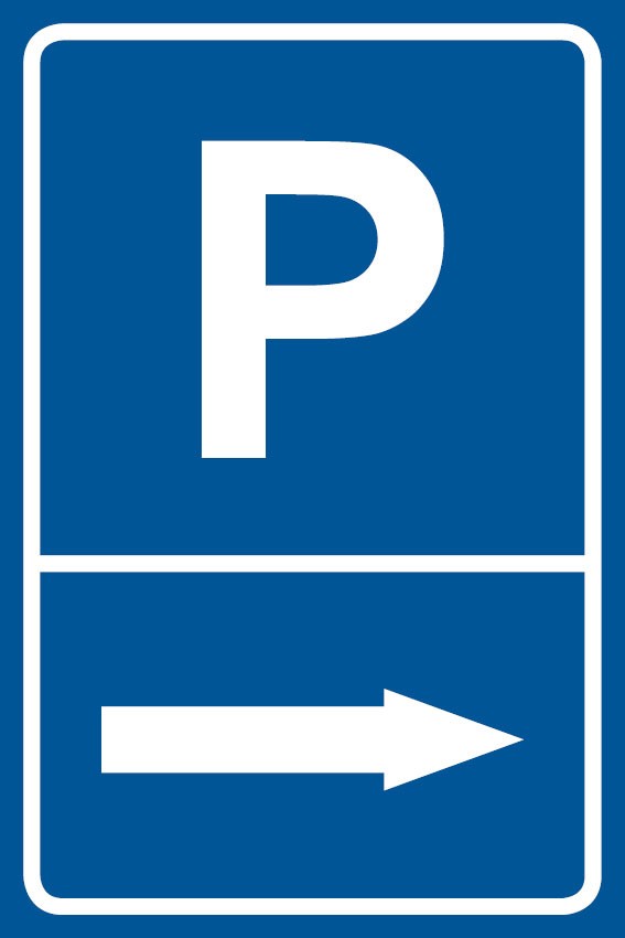 Detail Parkschild Mit Pfeil Nomer 2