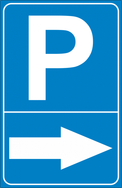 Detail Parkschild Mit Pfeil Nomer 24