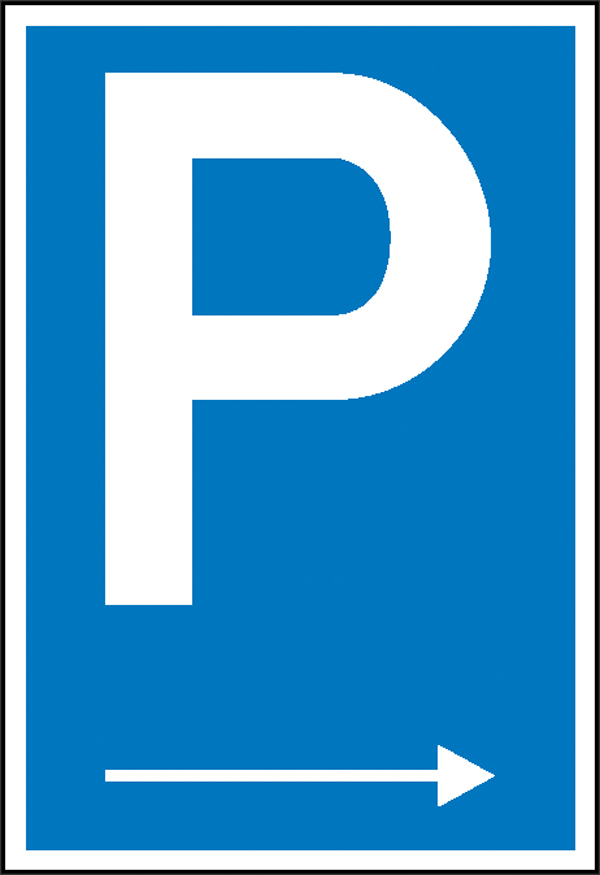 Detail Parkschild Mit Pfeil Nomer 7