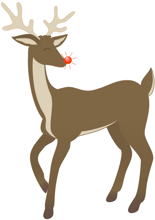 Detail Reindeer Clipart Nomer 10