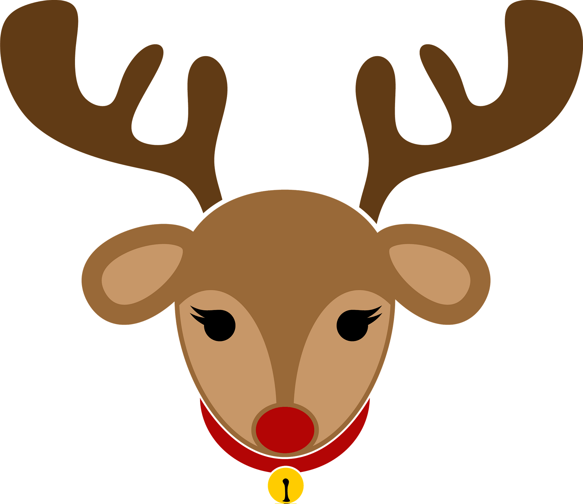 Detail Reindeer Clipart Nomer 14