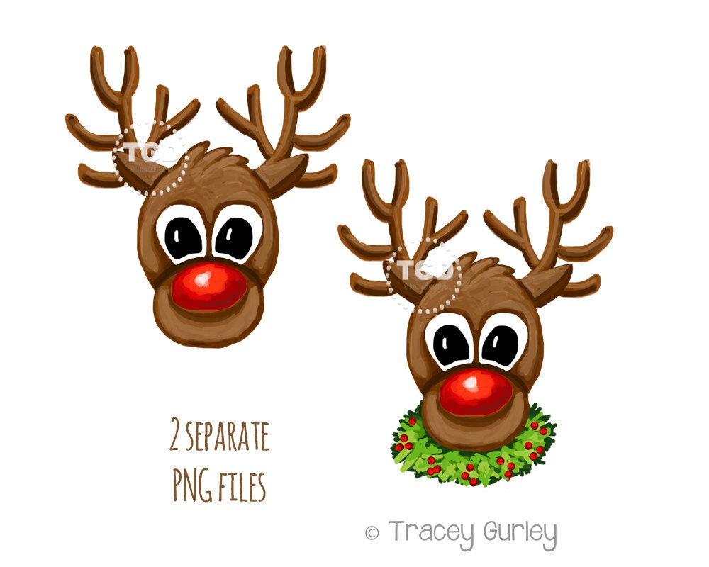 Detail Reindeer Clipart Nomer 17