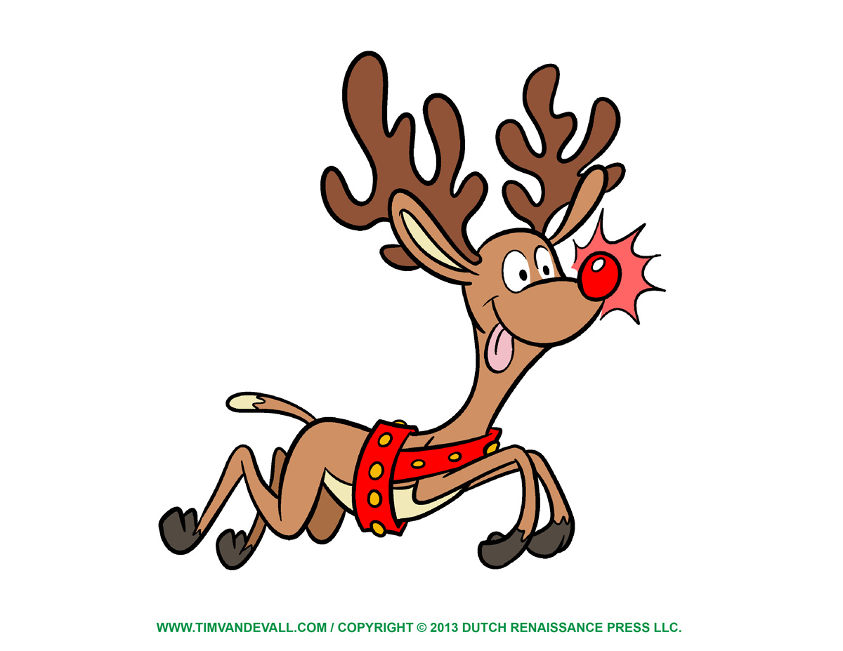 Detail Reindeer Clipart Nomer 18