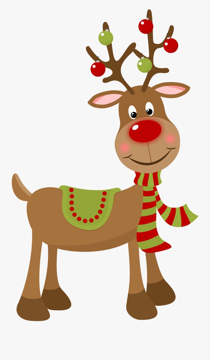 Detail Reindeer Clipart Nomer 2