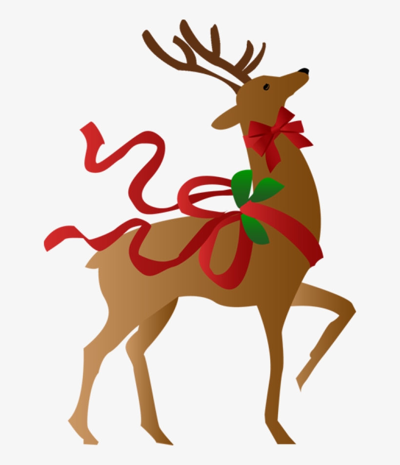 Detail Reindeer Clipart Nomer 3