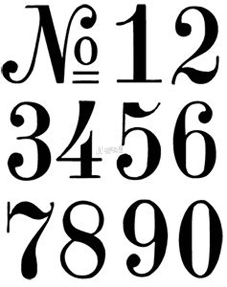 Detail Schablonen Schriftart Nomer 4