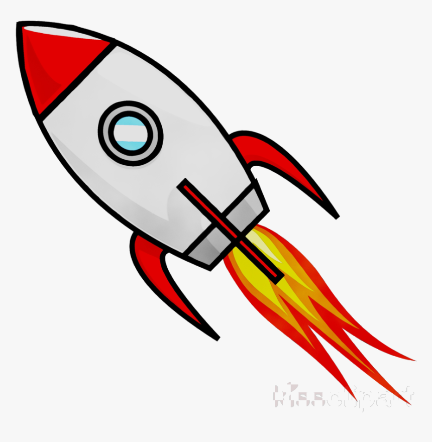 Detail Cartoon Rocket Nomer 8