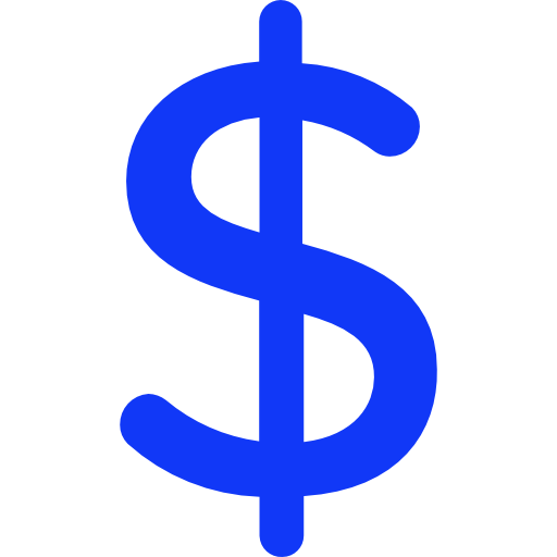 Detail Dollar Icon Blue Nomer 19