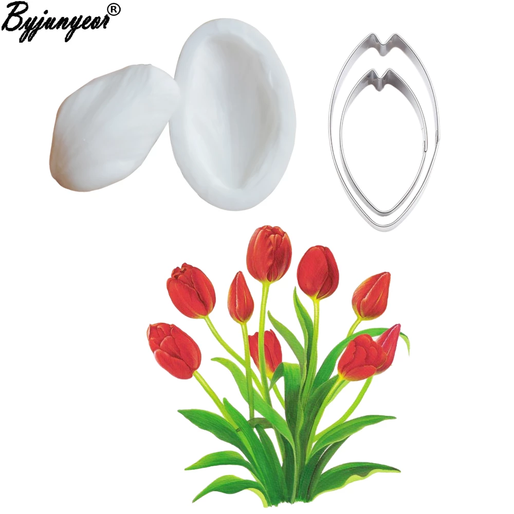 Detail Silikonform Tulpe Nomer 3